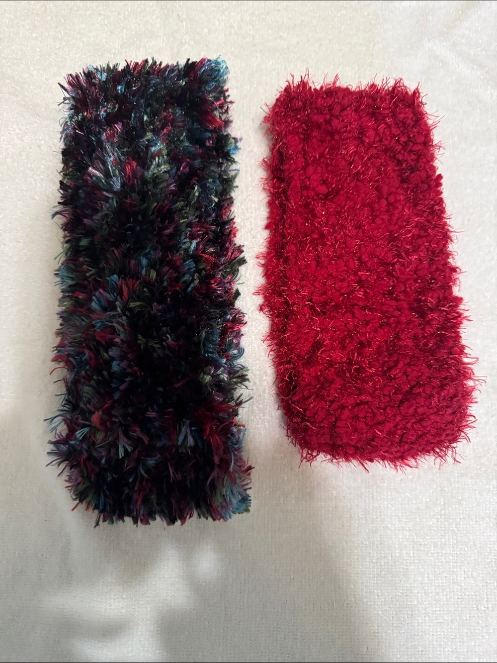 2 pack of soft fuzzy headband/ear warmers